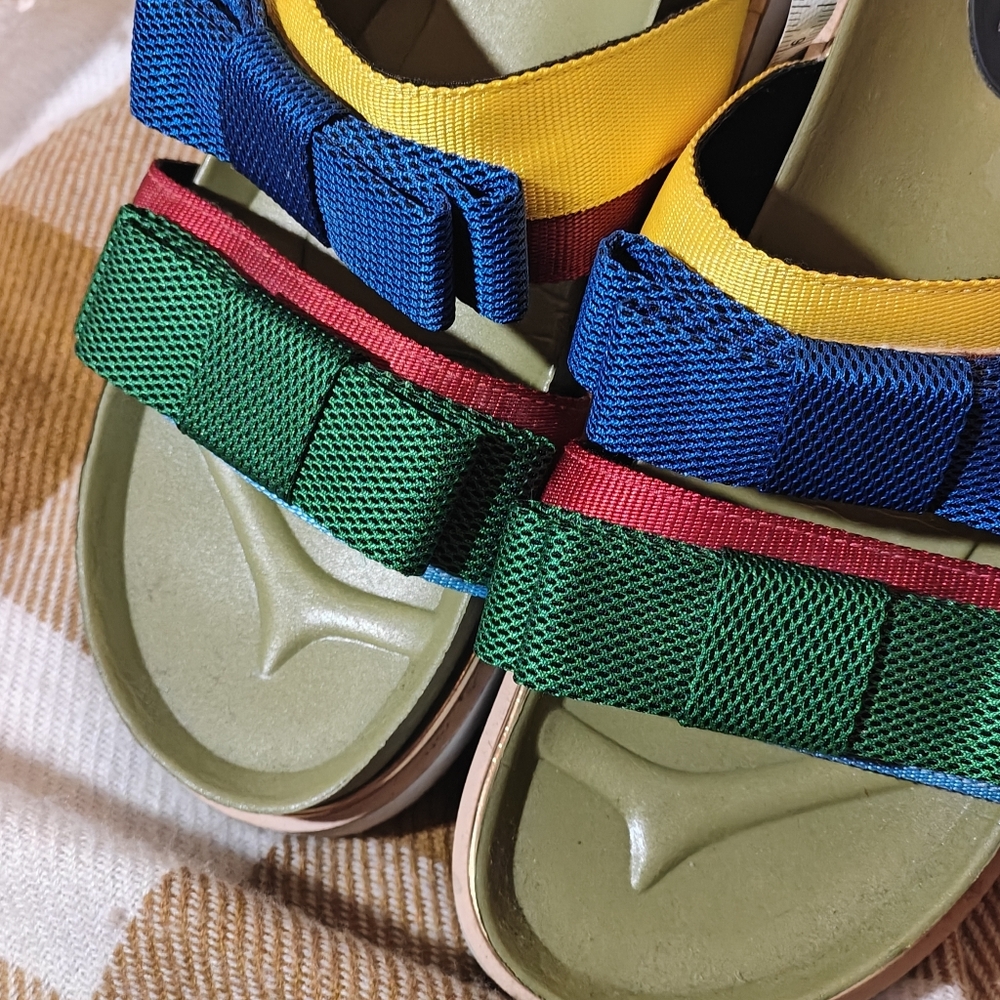 Sueconma Bonnie Rainbow Ribbon Sandals View 3